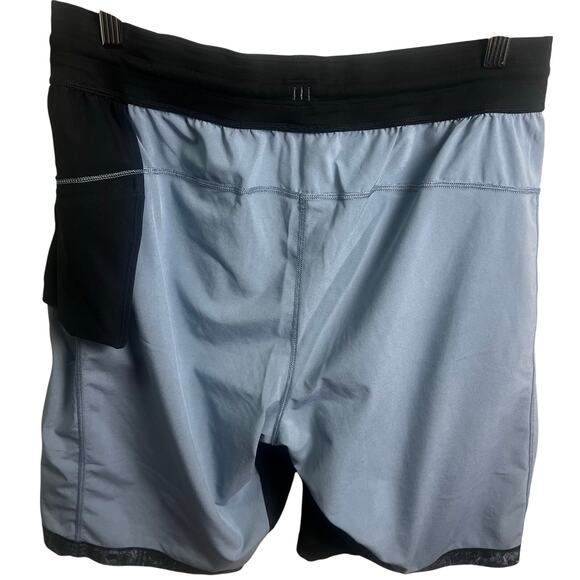 Lululemon Shorts Mens SZ LG License To Train Linerless Blue Activewear 11” Insm - Picture 5 of 9